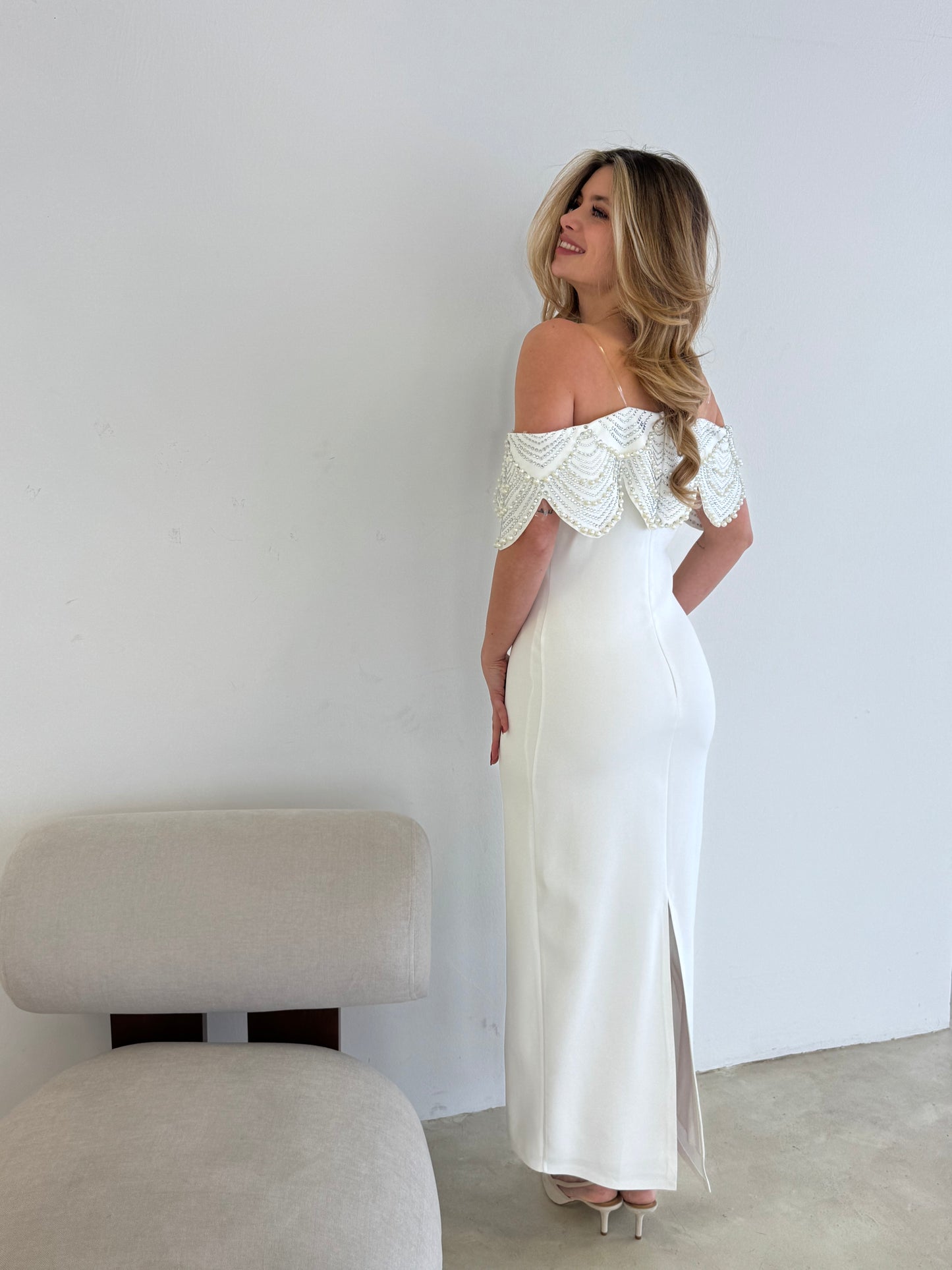 Robe Cennet en blanc