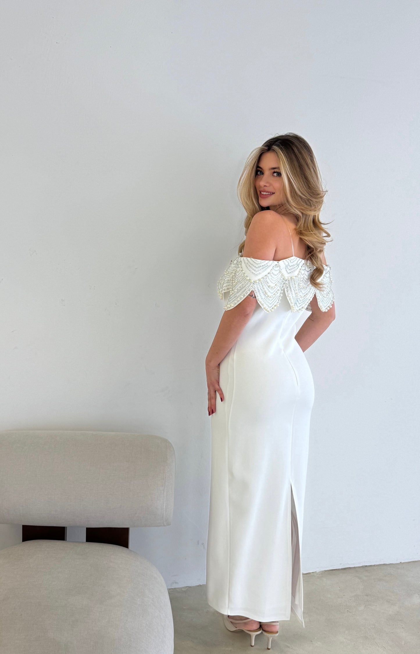 Robe Cennet en blanc