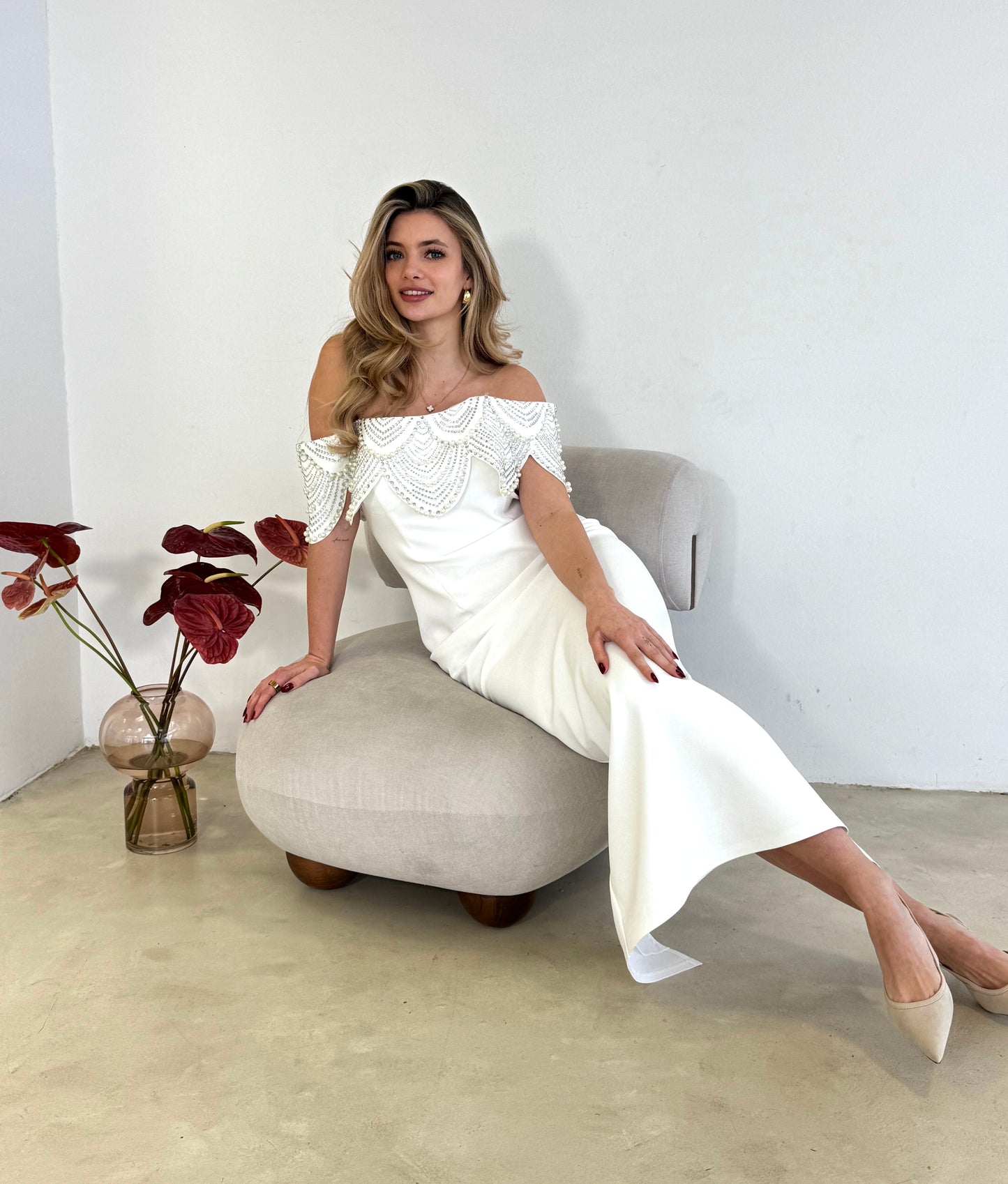 Robe Cennet en blanc