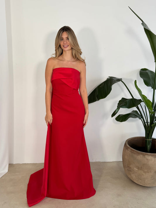 Robe cerise