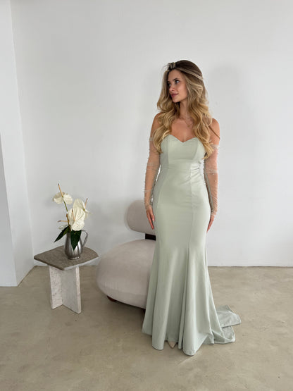 Inci Dress in Salbei