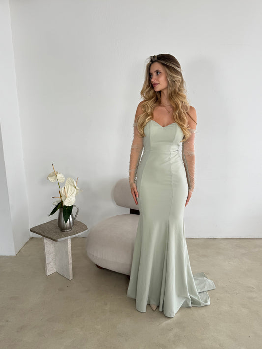 Inci Dress in Salbei