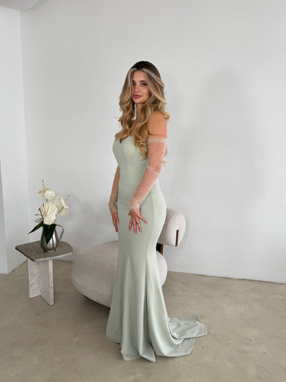 Inci Dress in Salbei